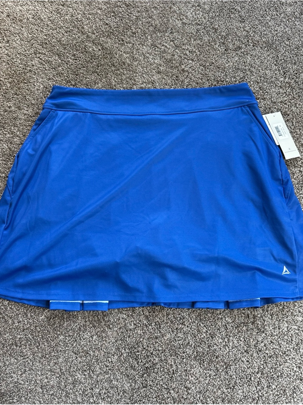 Bermuda Sands Women’s XL NWT Retail $85 Marietta Cobalt Pleated Pocket Skort